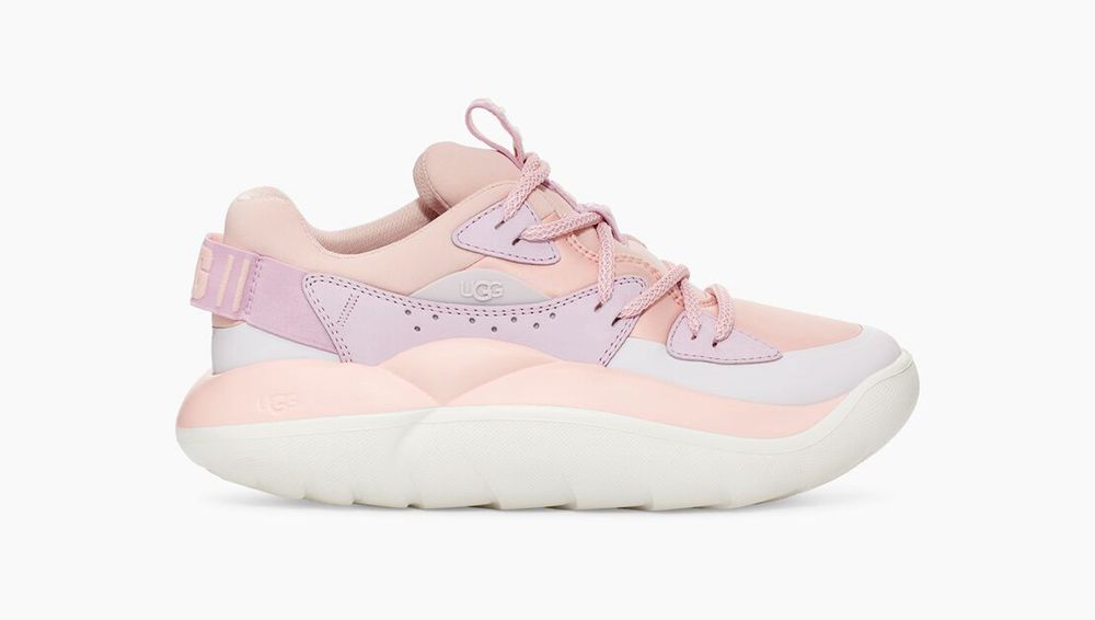 Ugg La Cloud Lace - Womens Sneakers - Pink - NZ (5401IOAJG)